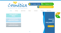 Desktop Screenshot of cosmetica.far.br